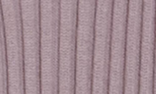 Theory Merino Wool Rib Longline Cardigan In Purple