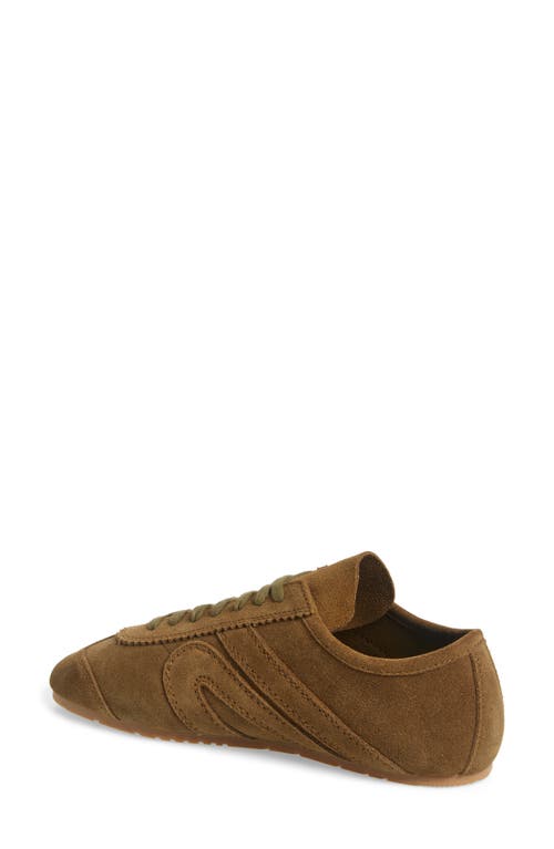 Jeffrey Campbell Aleta Sneaker In Moss Suede