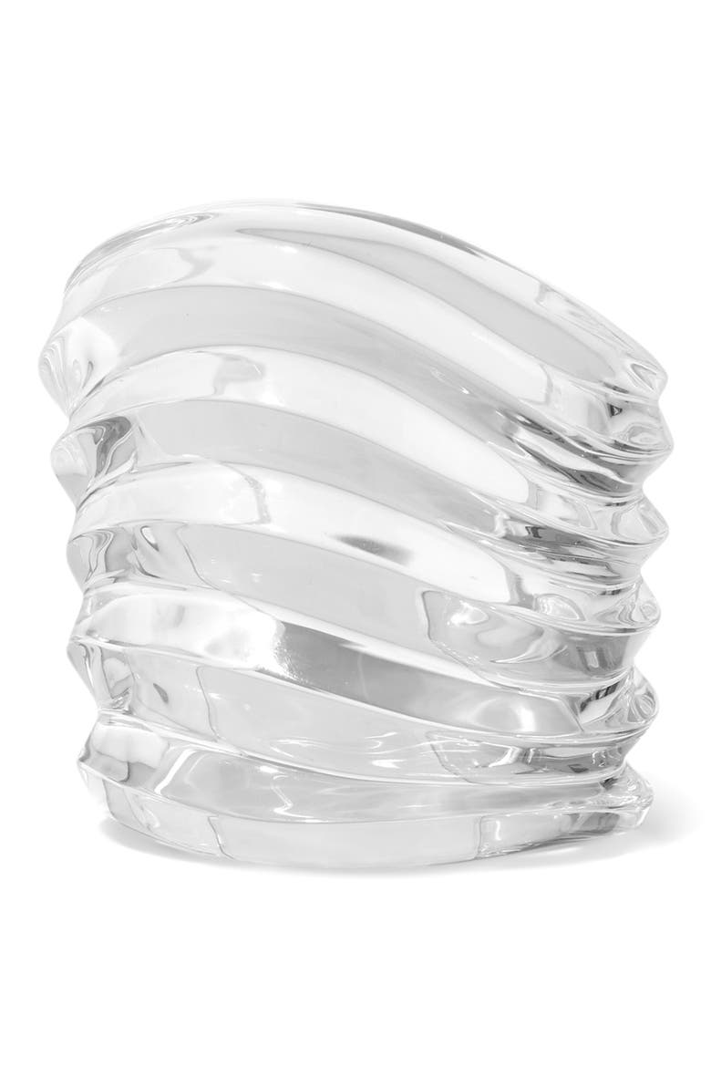 Liquid Lucite Wide Ripple Cuff, Alternate, color, NO COLOR