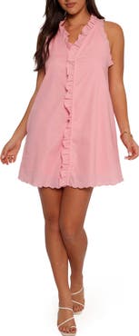 Petal & Pup Cassandra Ruffle Sleeveless A-Line Minidress