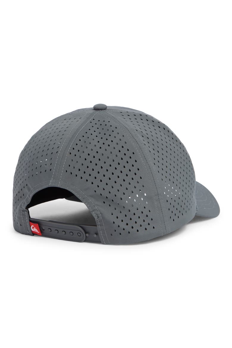 Performer Perforated Baseball Cap, Alternate, color, CHARCOAL