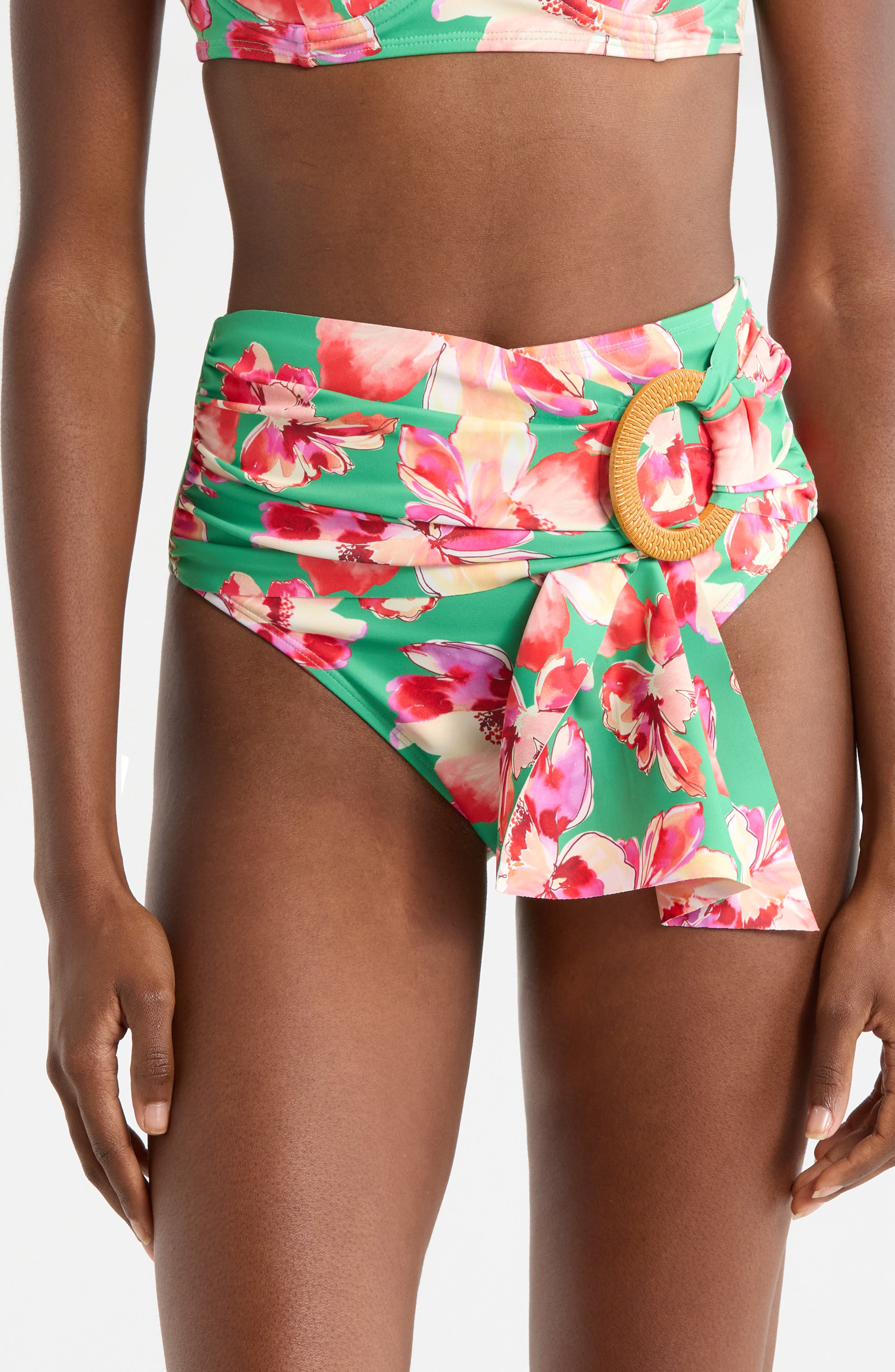 Hutch O-Ring High Waist Bikini Bottoms