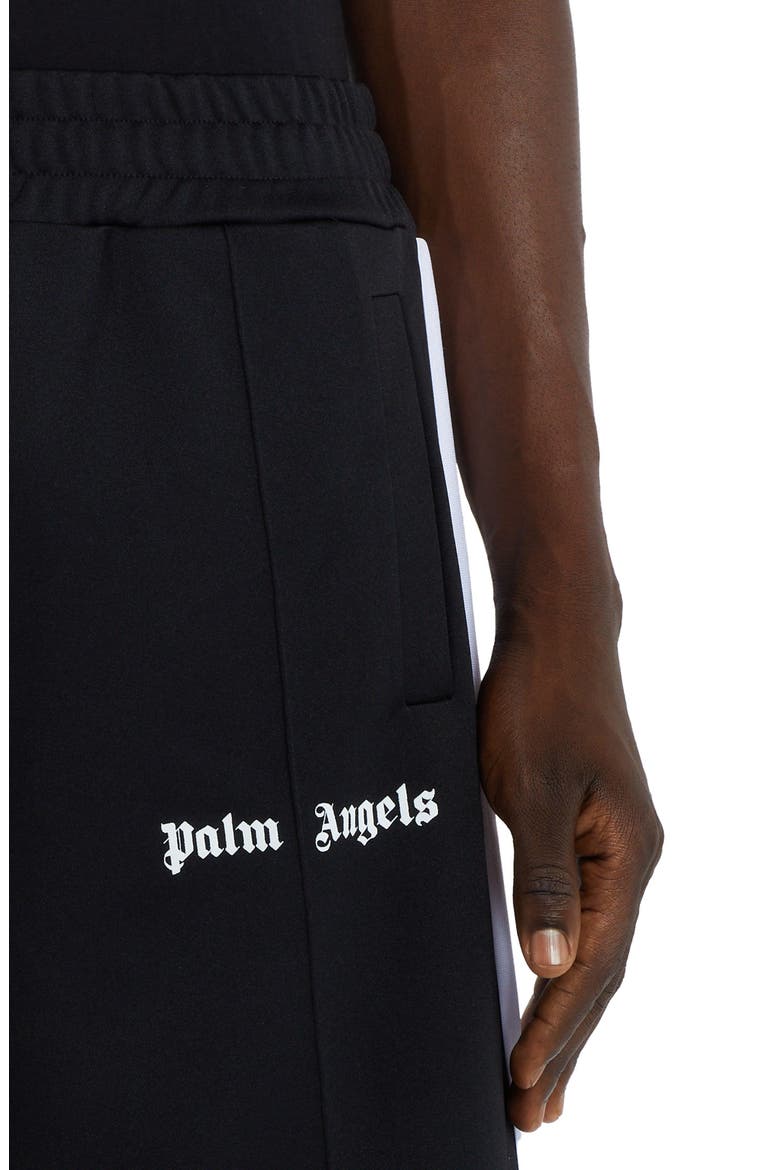 Classic Logo Track Shorts, Alternate, color, BLACK WHITE