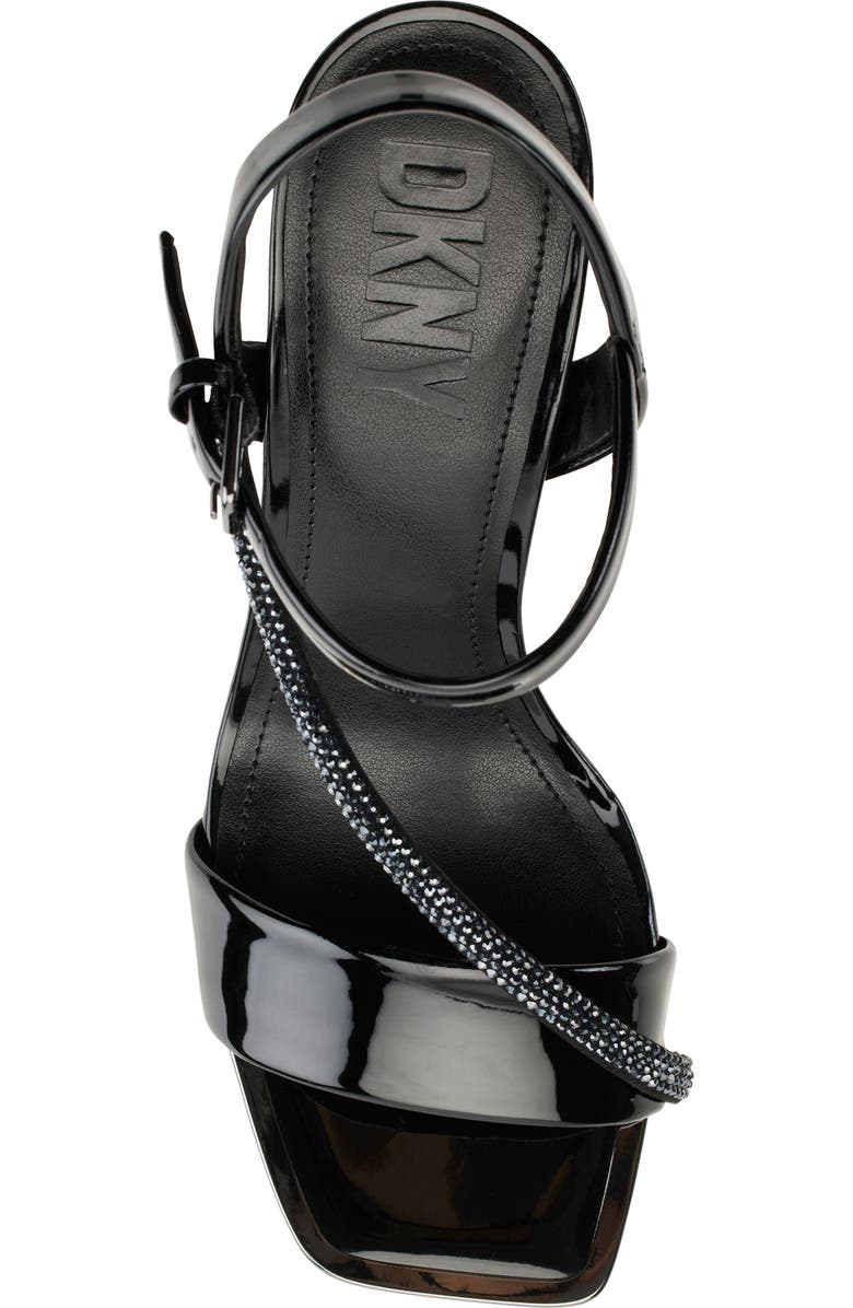 DKNY Briela Ankle Strap Platform Sandal, Alternate, color, Black