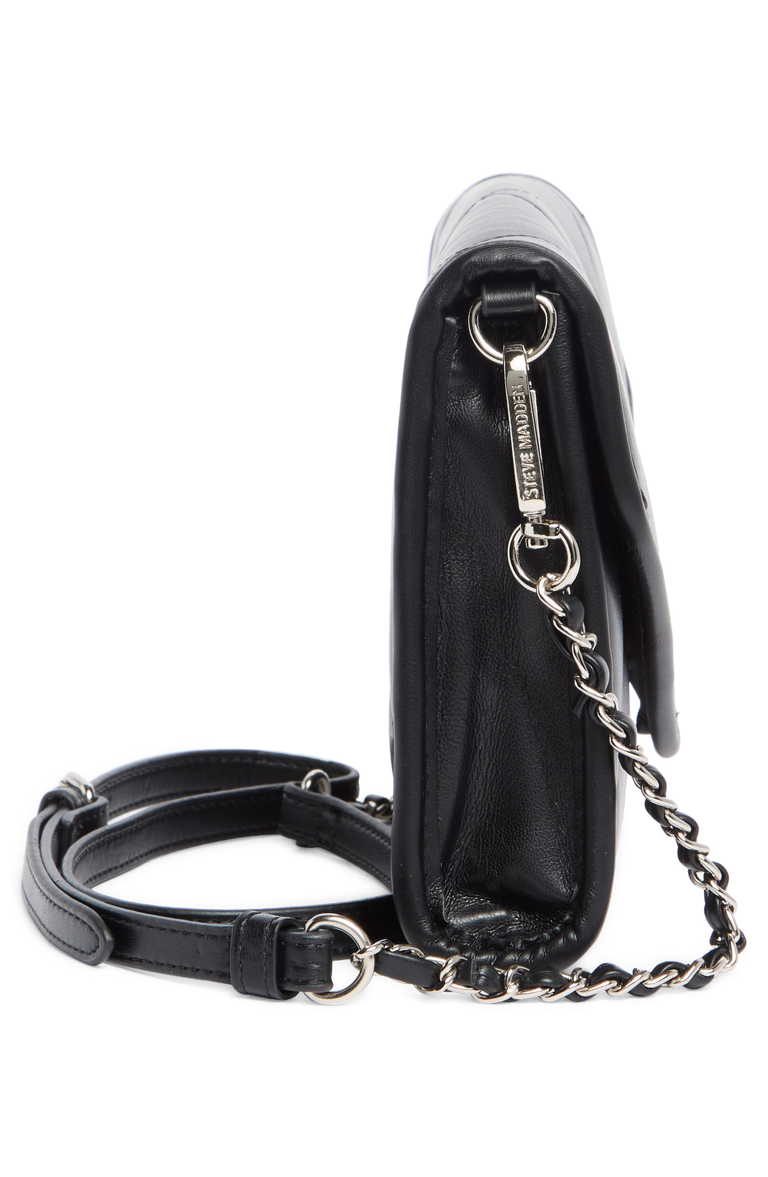 Steve Madden Quilted Crossbody Bag, Alternate, color, 