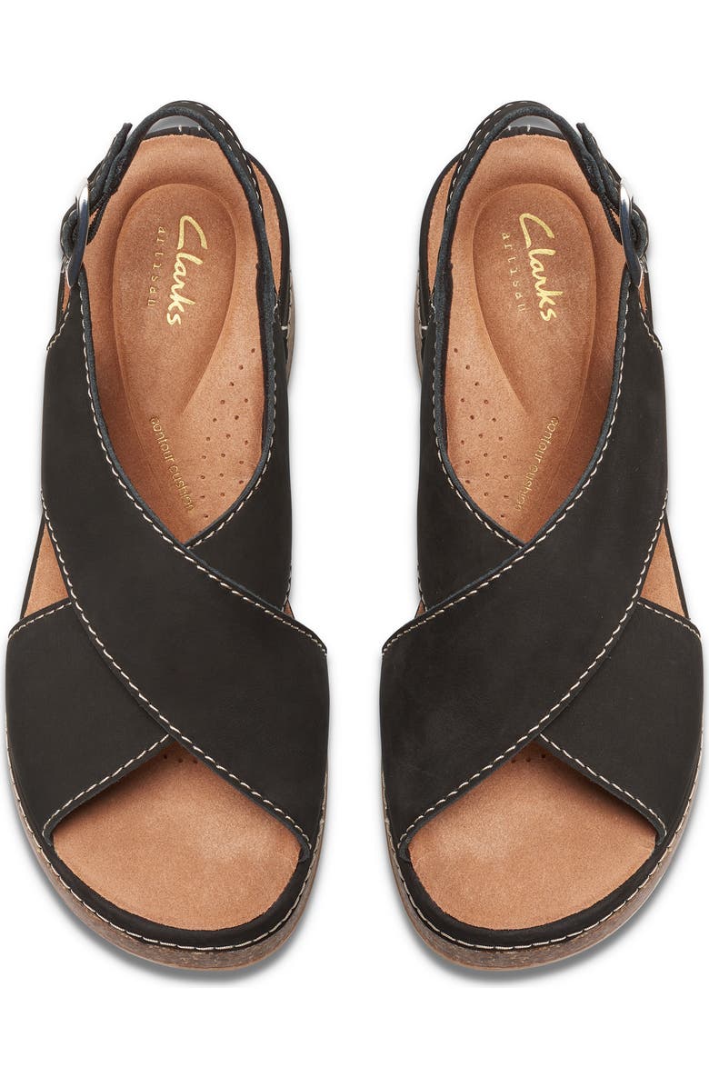 Clarks<sup>®</sup> Kassanda Step Wedge Sandal, Alternate, color,