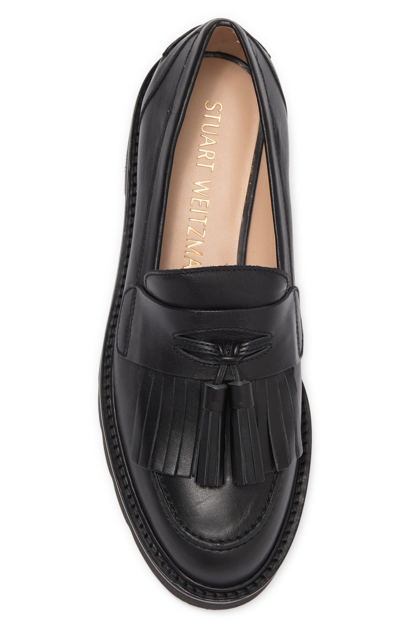 Stuart Weitzman Mila Platform Kiltie Loafer, Alternate, color, 