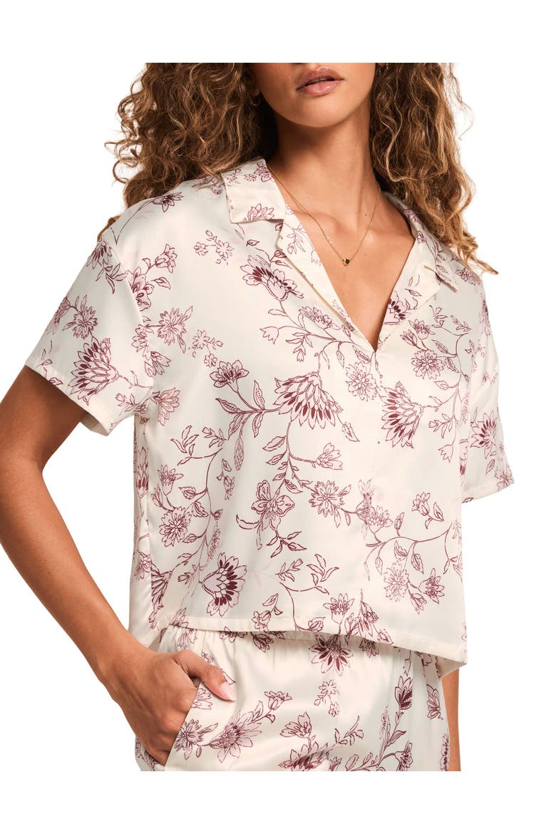 Verity Pajama Set, Alternate, color, Floral pink