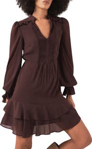 MINT VELVET Ruffle Mini Dress