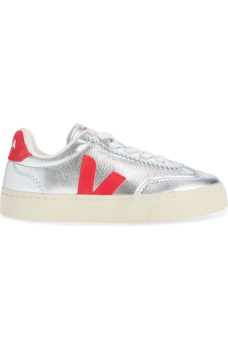 Veja Kid's Small Volley O.T. Sneaker, Alternate, color, Silver Pekin