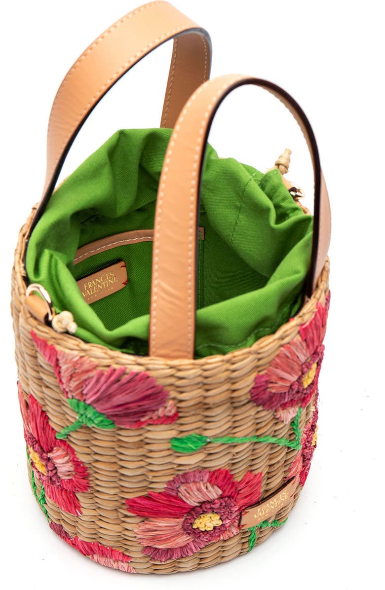 Frances Valentine Small Embroidered Bucket Bag, Alternate, color,