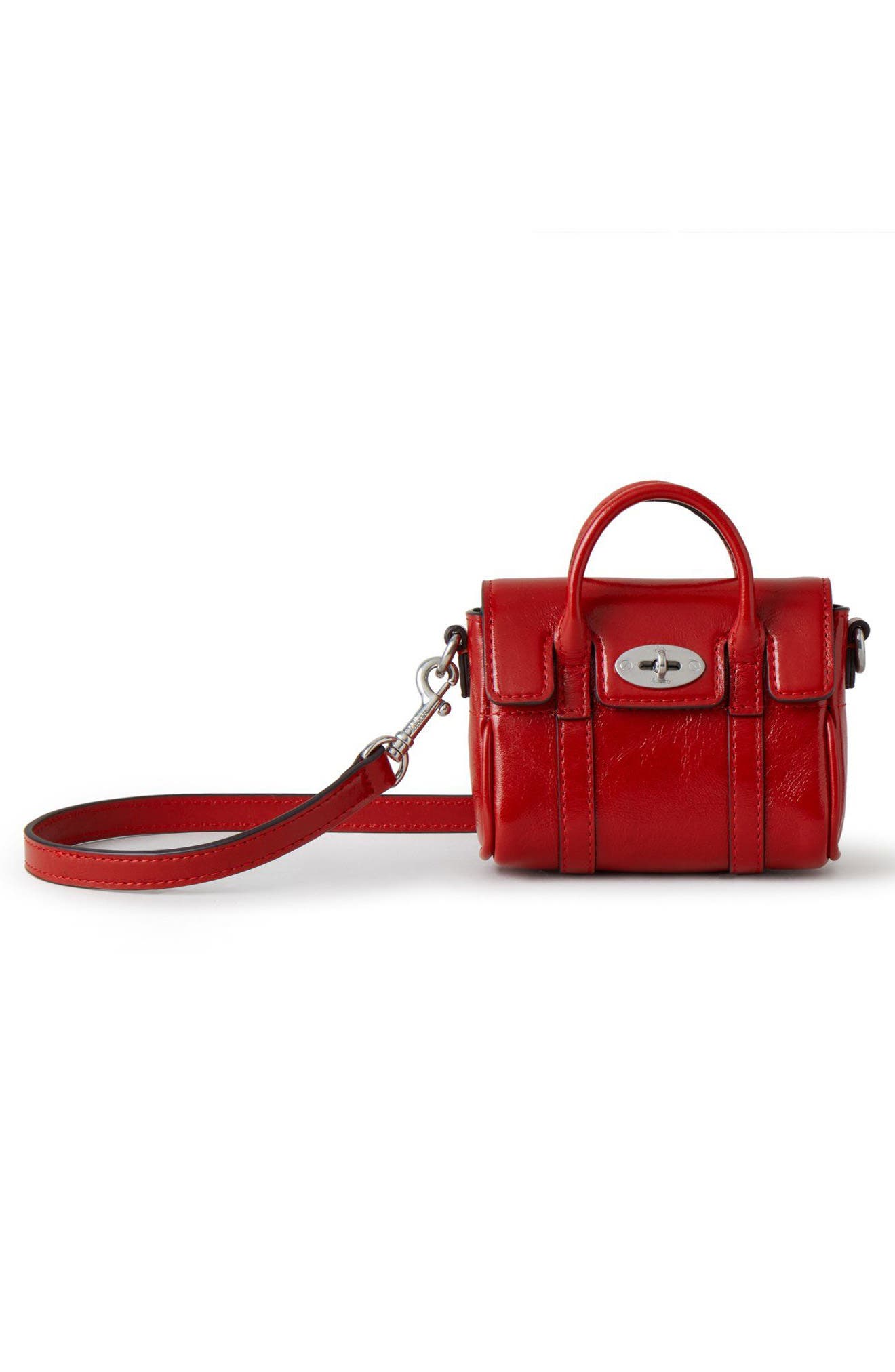 Mulberry Micro Bayswater Leather Tote, Alternate, color, 