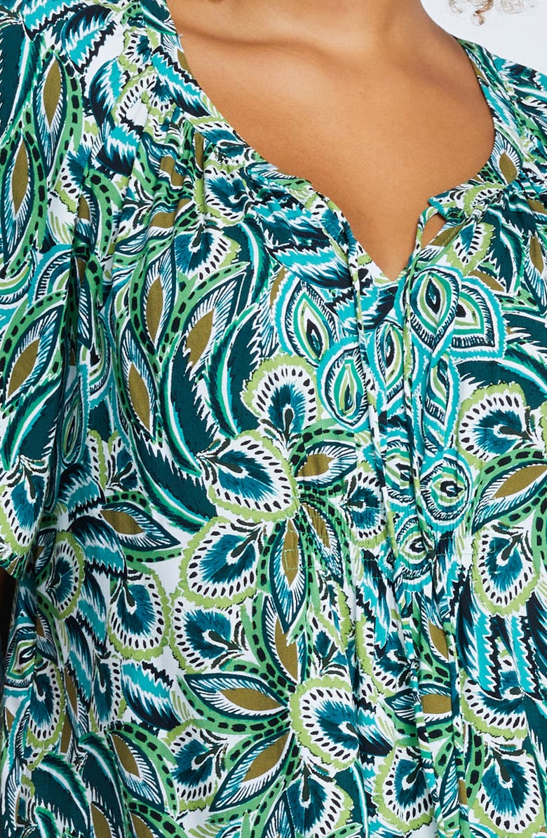 Estelle Peacock Shift Dress, Alternate, color, 