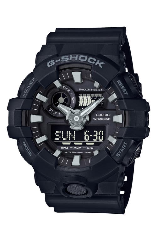 G-SHOCK GA-700 Series Analog-Digital Watch, 53mm in Black at Nordstrom