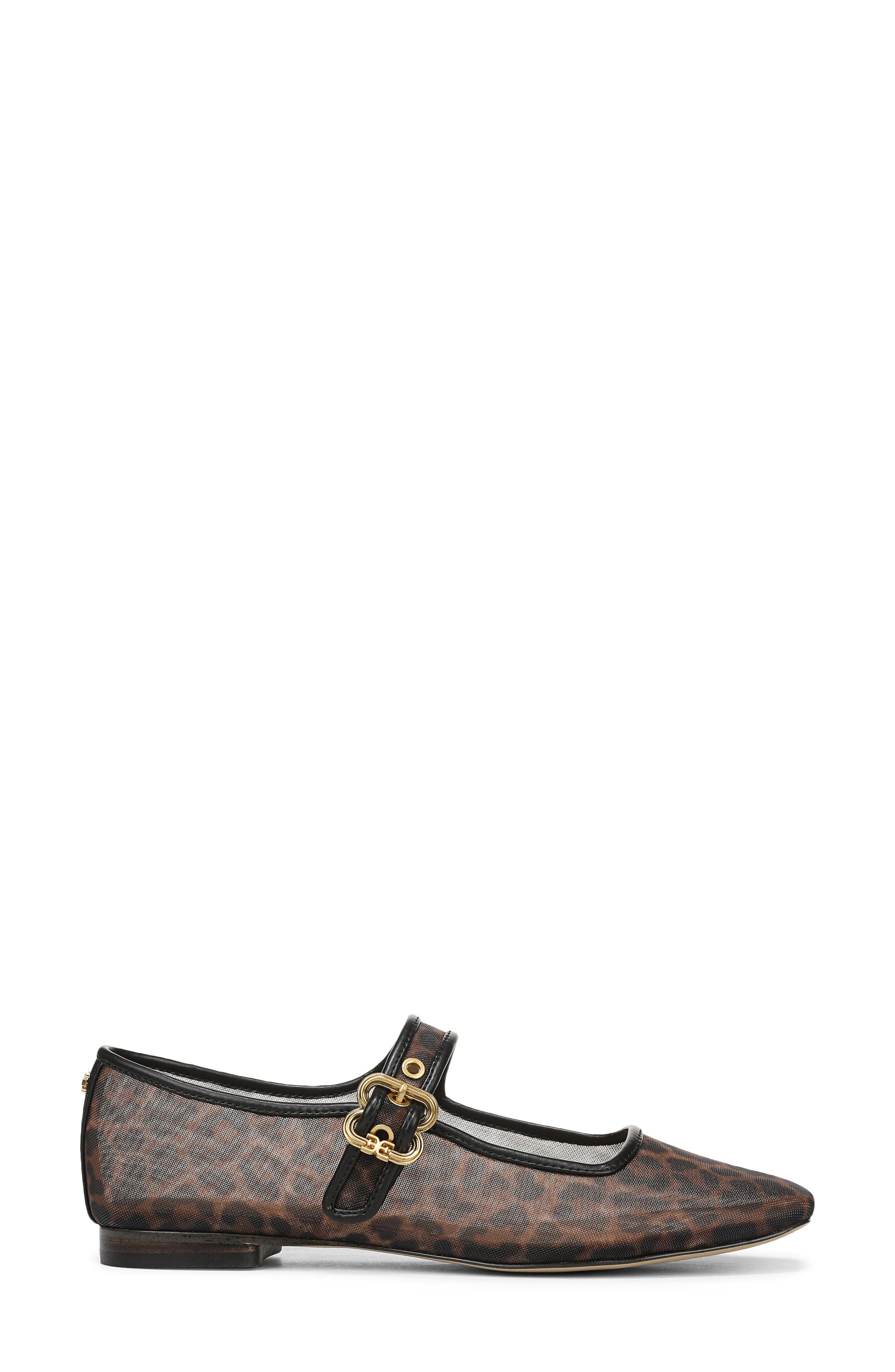 Michaela Mesh Mary Jane Flat, Alternate, color, BRANDY