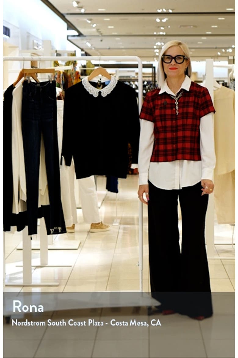 Eyelet Collar Cotton Sweater video
