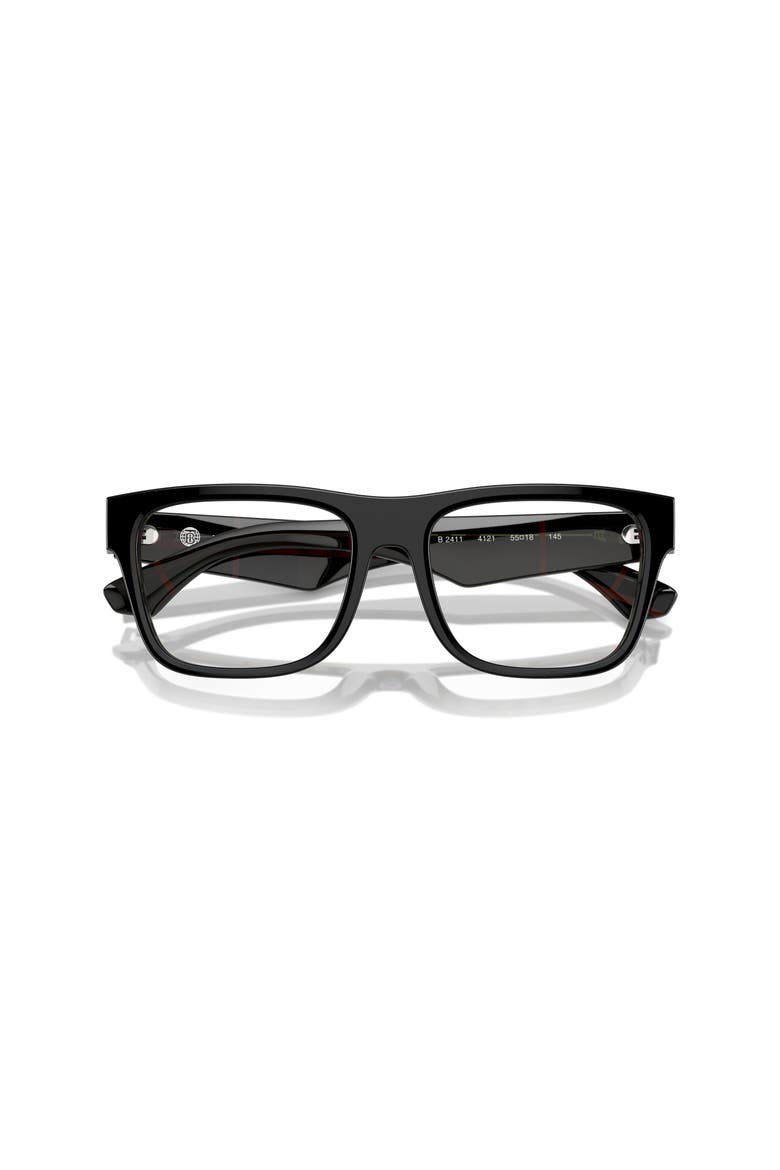 53mm Square optical glasses, Alternate, color, Black