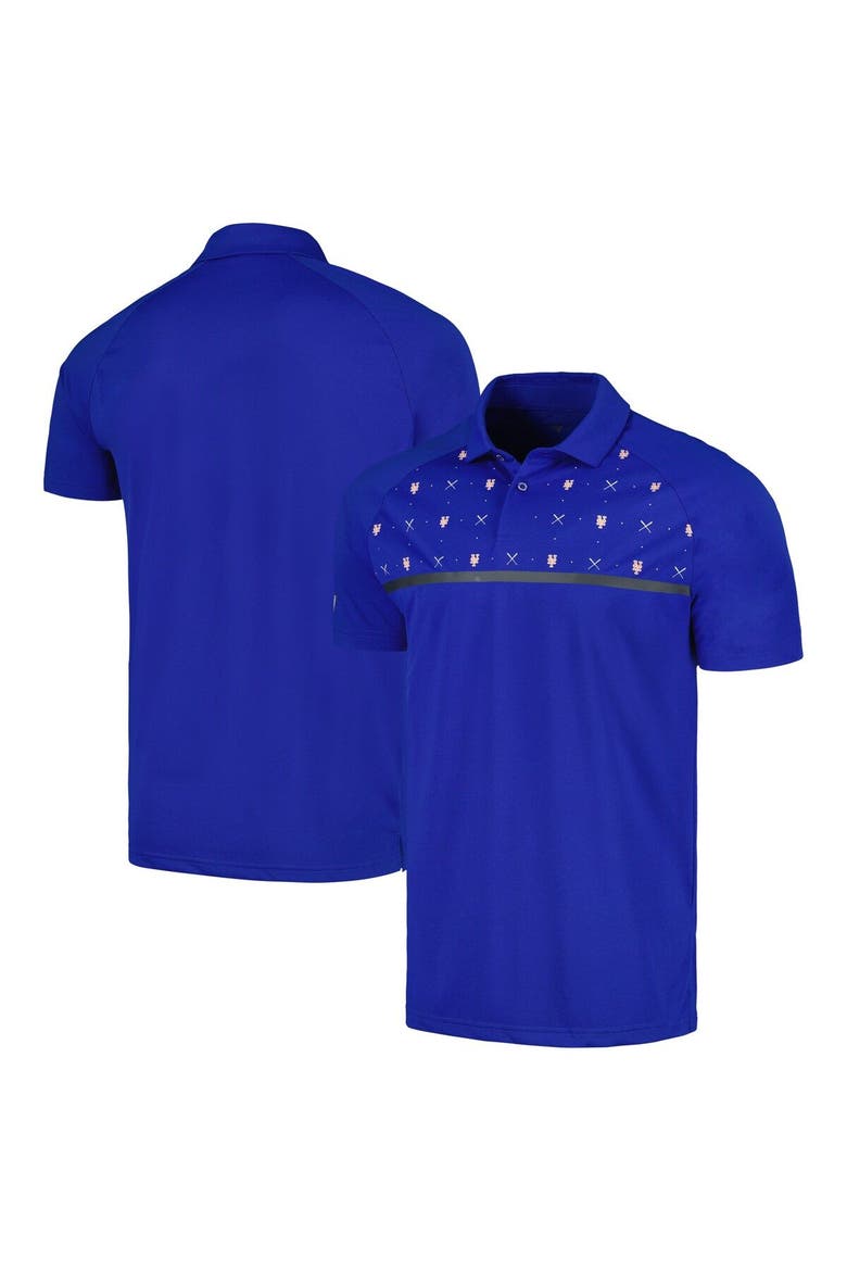 Men's Levelwear Royal New York Mets Sector Batter Up Raglan Polo, Main, color, Royal