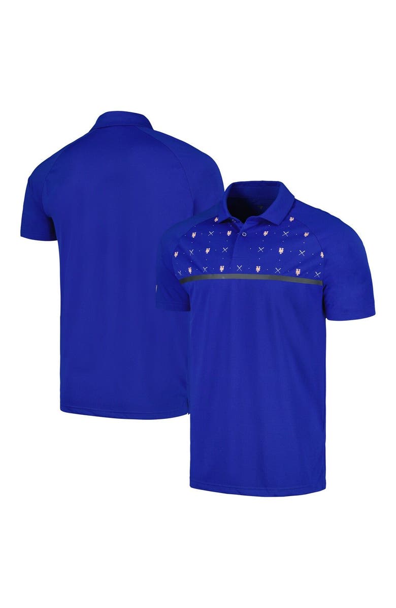 LEVELWEAR Men's Levelwear Royal New York Mets Sector Batter Up Raglan Polo, Main, color, Royal