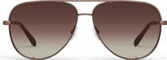 QUAY High Key 64mm Oversize Aviator Sunglasses