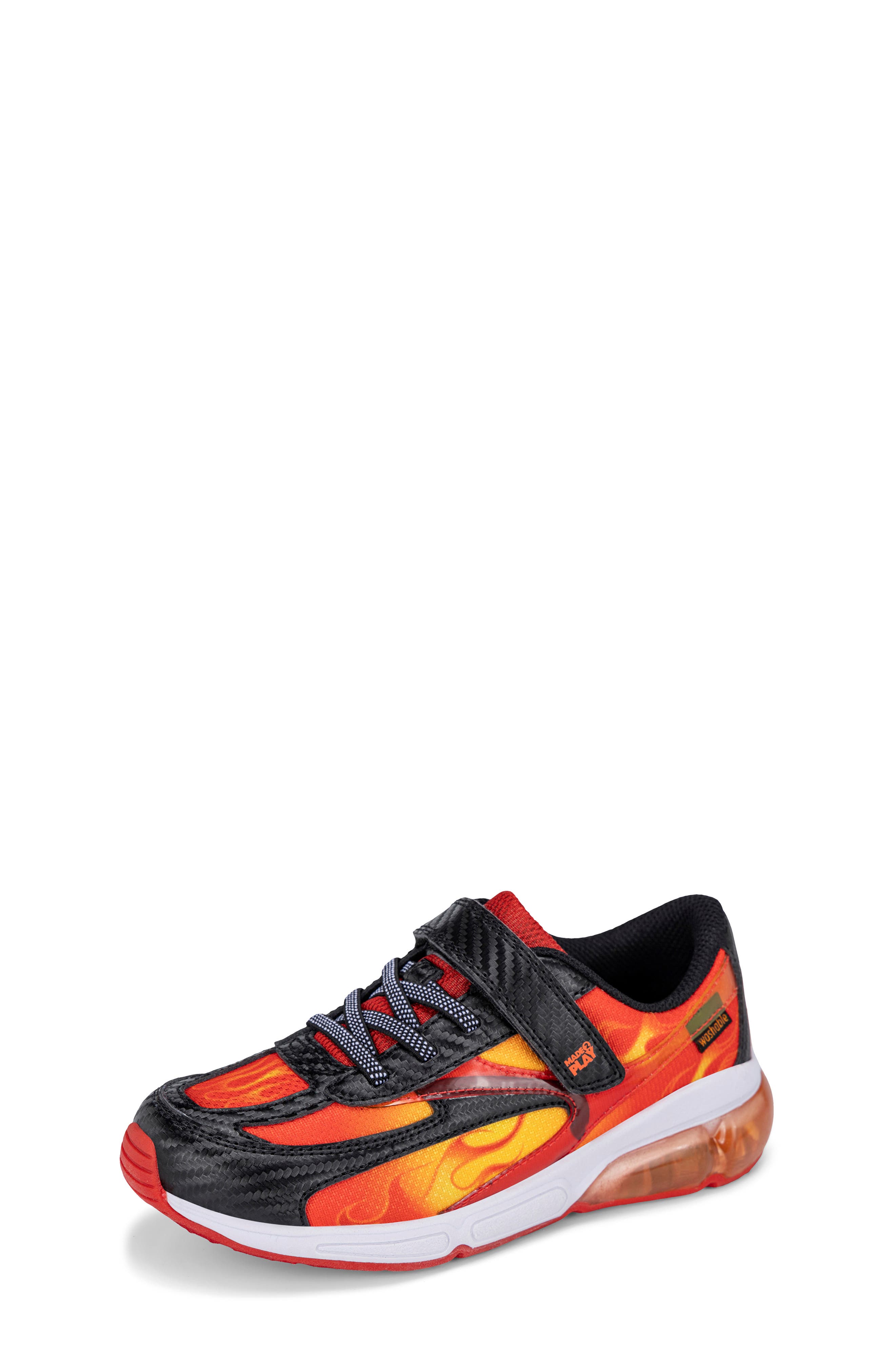 Kids' M2P Lighted Phantom Sneaker, Alternate, color, FIRE
