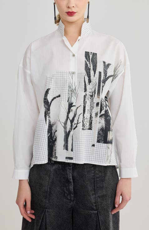 Shiloh Printed Cotton Shirt