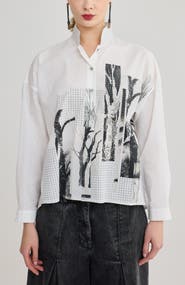 LUUKAA Shiloh Printed Cotton Shirt