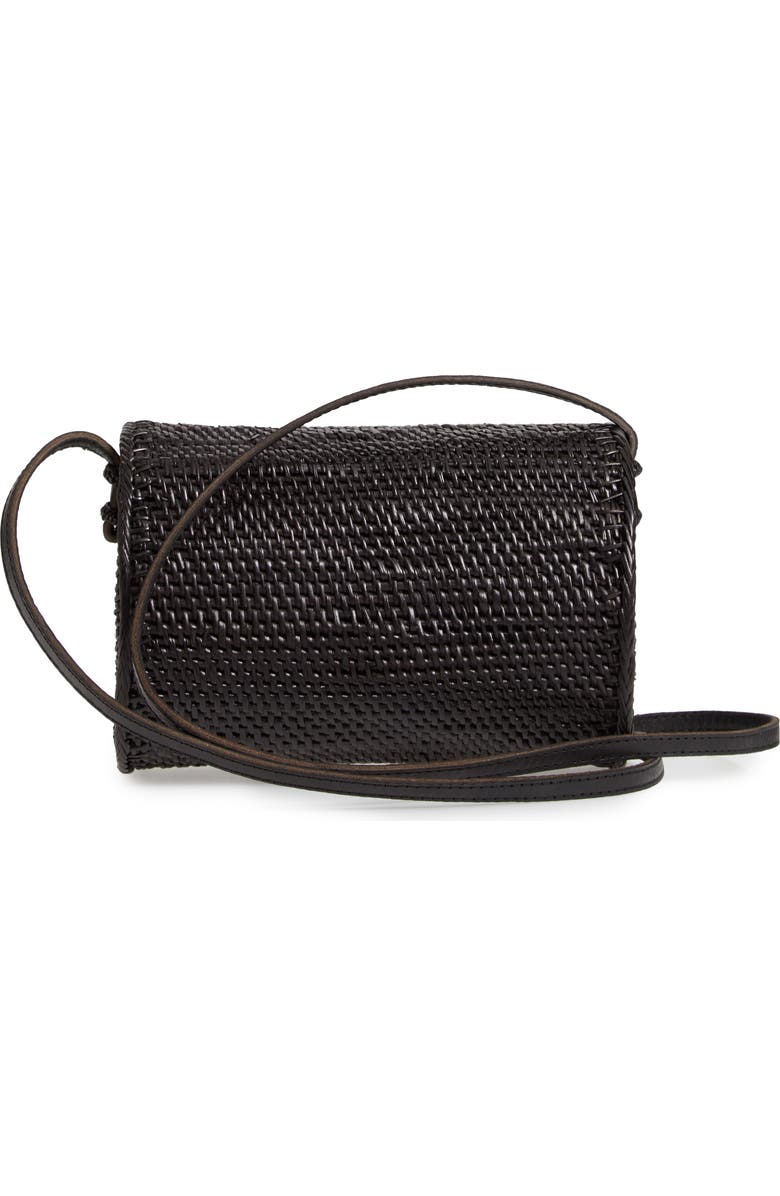 Street Level Cylinder Woven Crossbody Bag, Alternate, color,