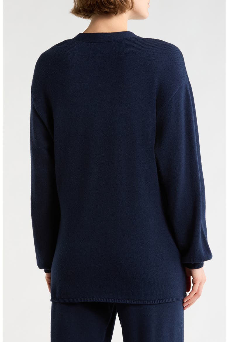 Knit Wrap Cardigan, Alternate, color, NAVAL BLUE