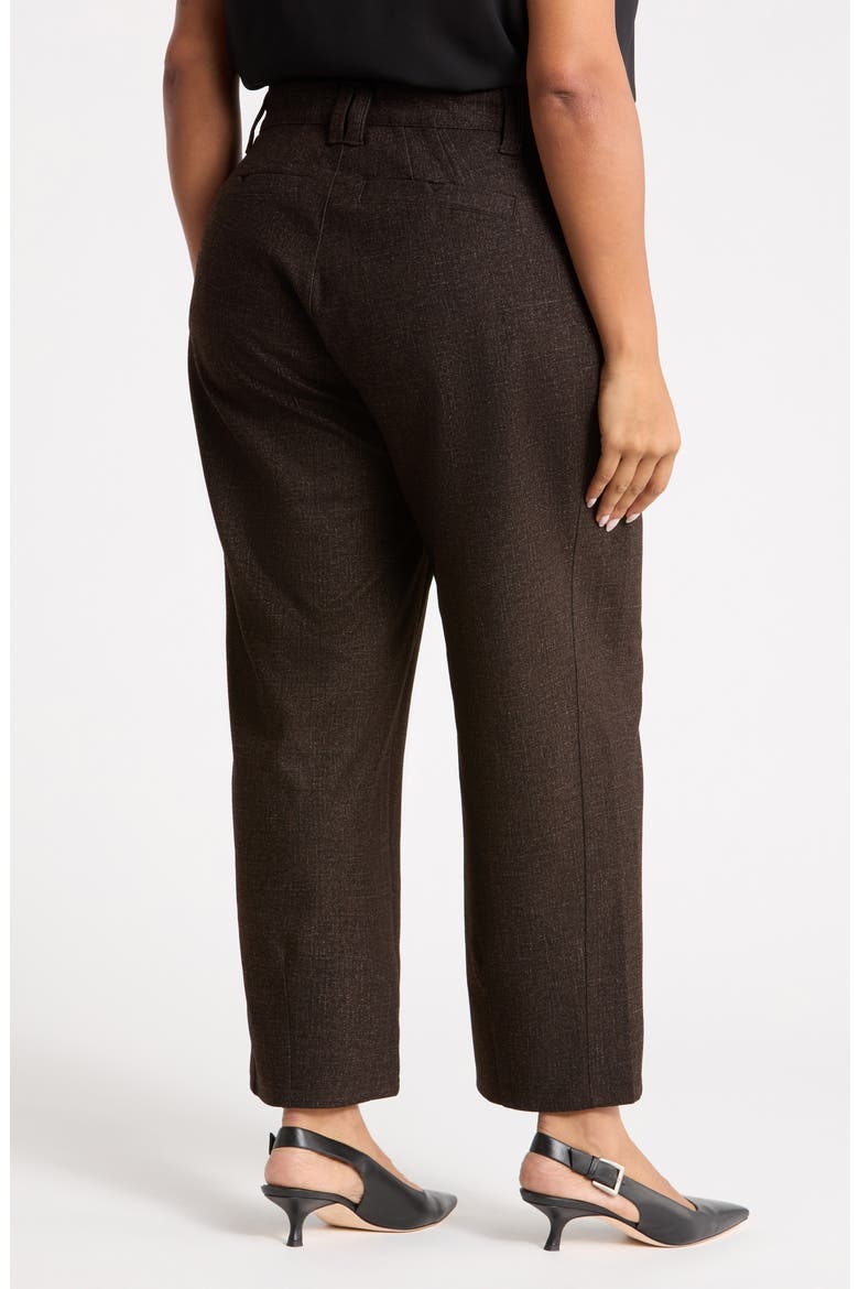 Teagan Sky Rise Ankle Pants, Alternate, color, COLD BREW