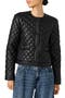 Quilted Faux Leather Jacket