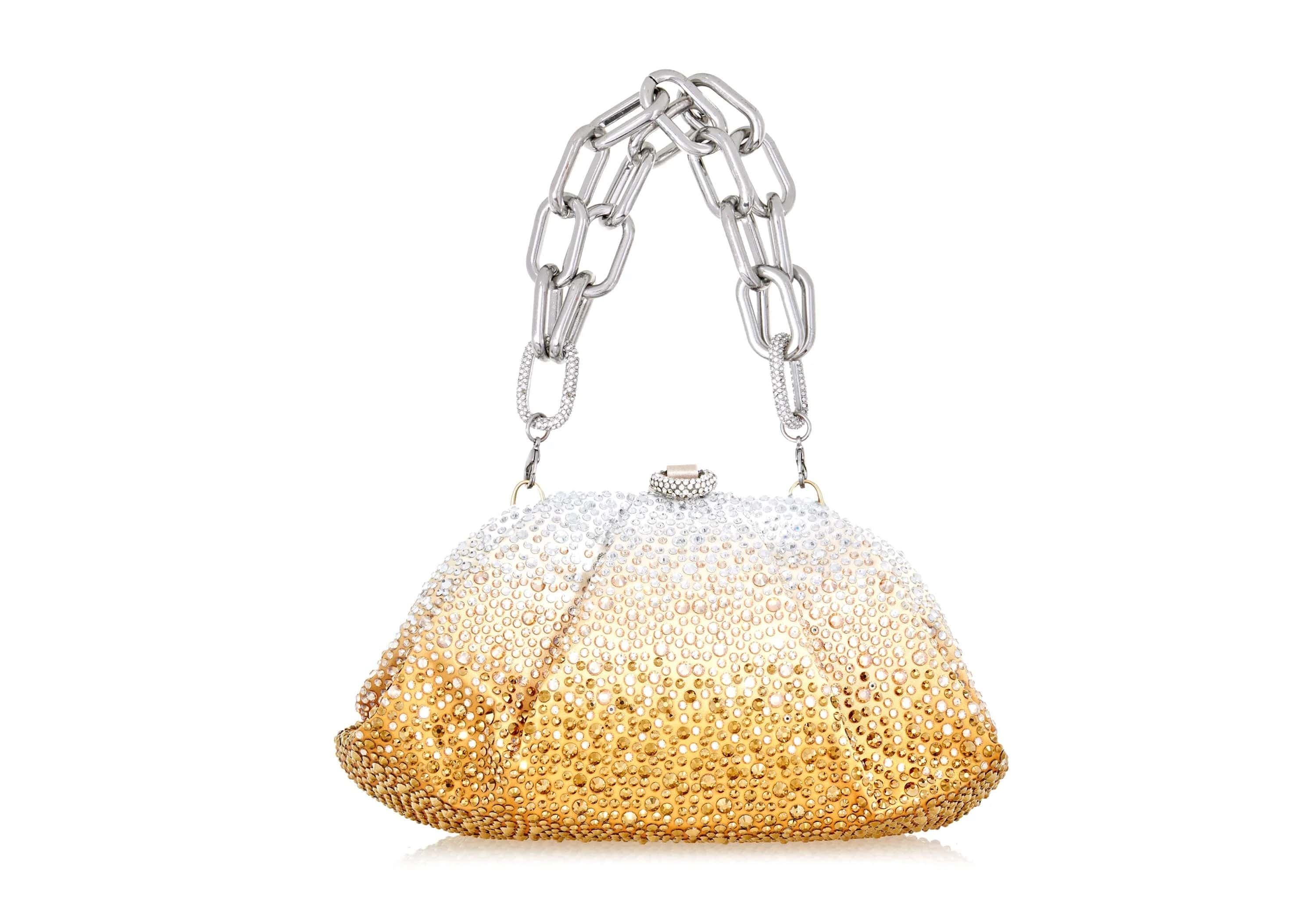 Gemma Gradient Clutch, Alternate, color, Silver Golden