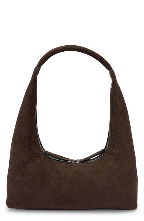 Large Hobo Leather Shoulder Bag