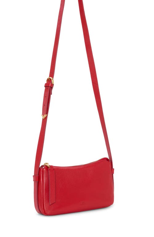 Vince Camuto Noemi Leather Crossbody Bag In Red