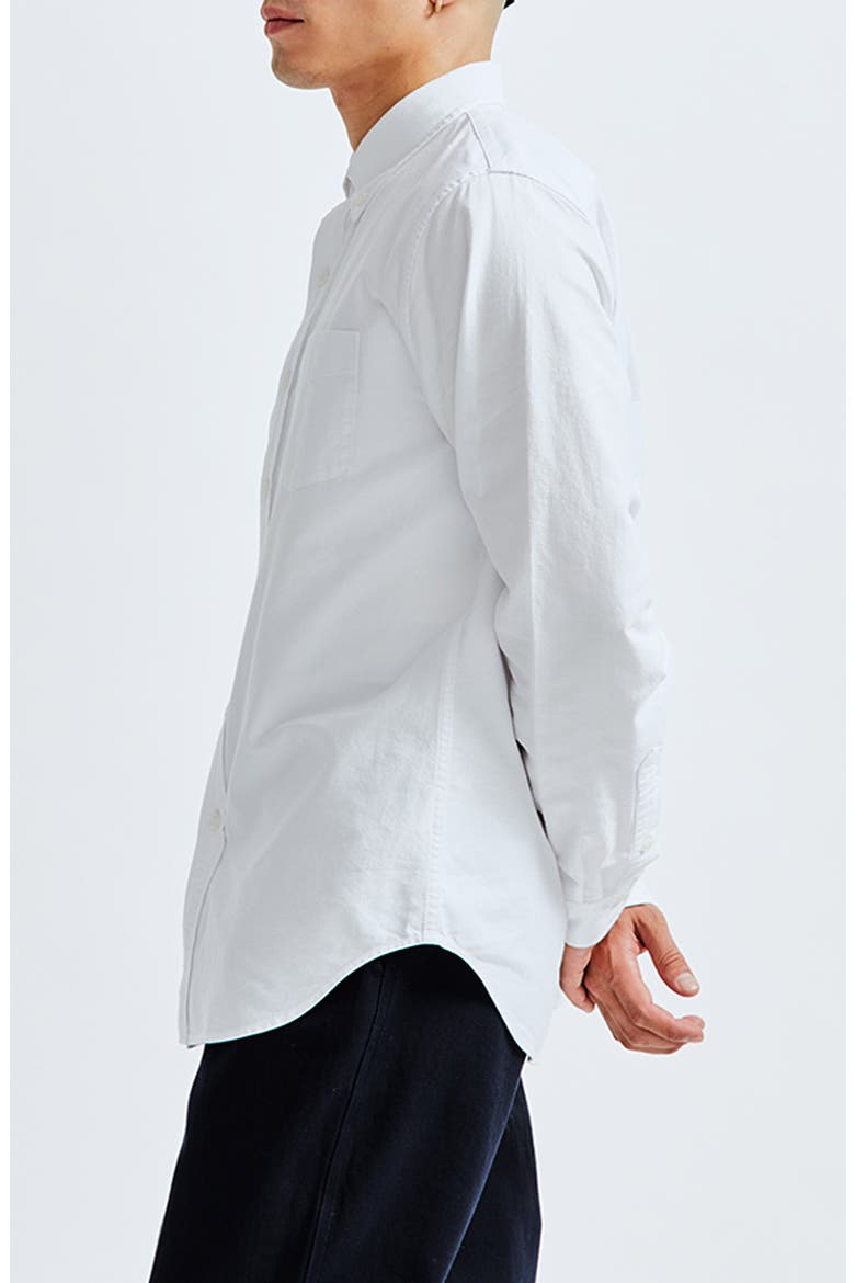Oxford Windsor Cotton Shirt, Alternate, color, WHITE