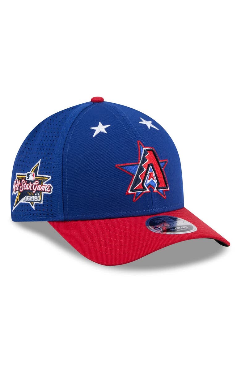 New Era Men's New Era Blue/Red  Arizona Diamondbacks 2025 MLB All-Star Game Workout 9FORTY M-Crown Adjustable Hat, Main, color, Blue