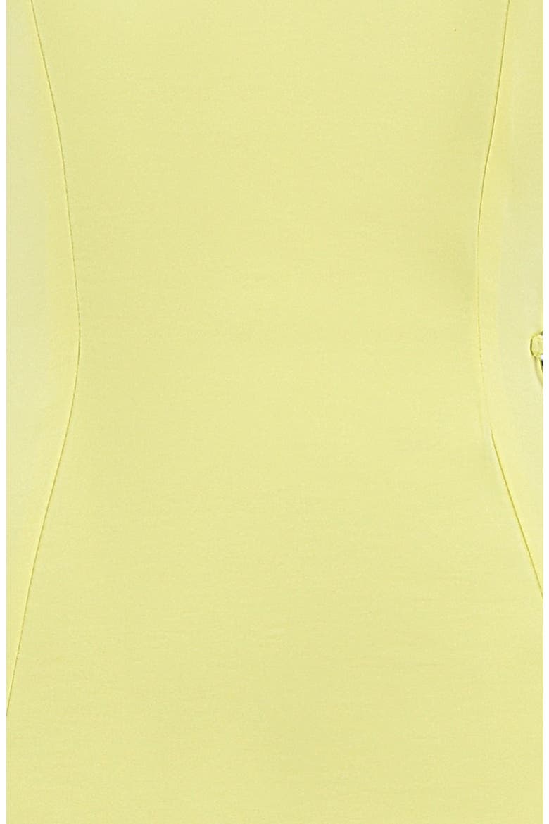 Marla Funnel Neck Minidress, Alternate, color, LEMON