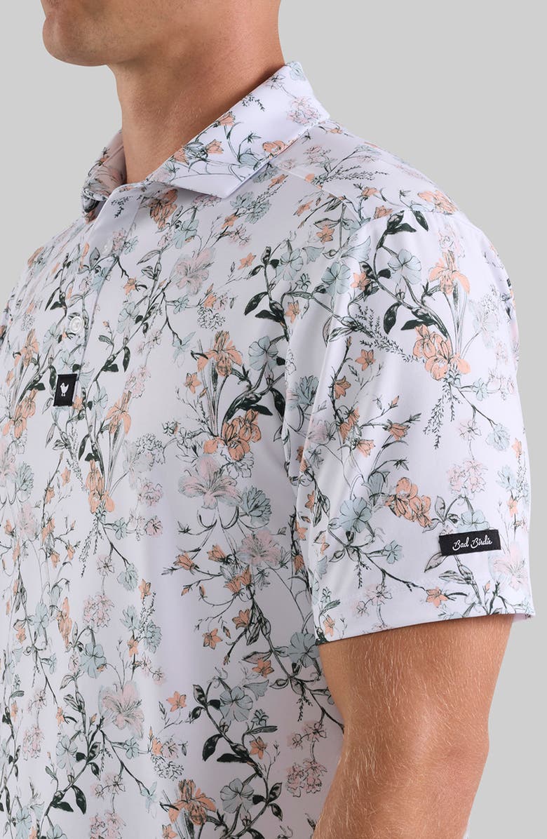 Bad Birdie Core Performance Polo, Alternate, color, Wild One - Frosty Petal