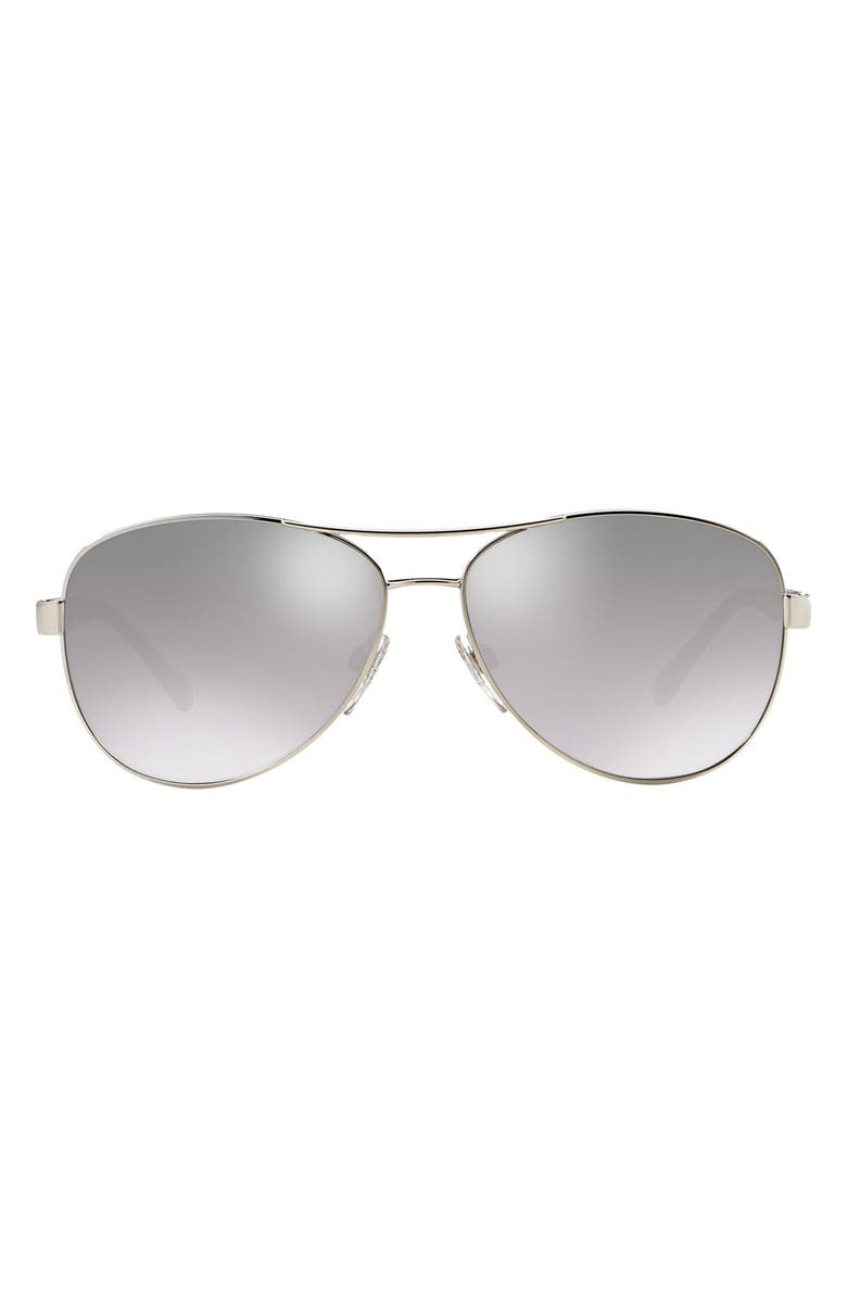 Burberry 59mm Aviator Sunglasses, Alternate, color, 