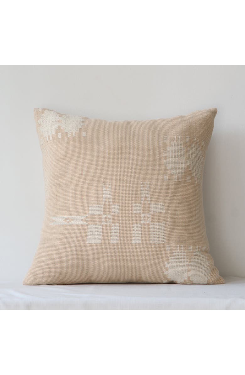 Heirloom Naga Lanthoi Handwoven Pillow - Cover, Main, color, Beige