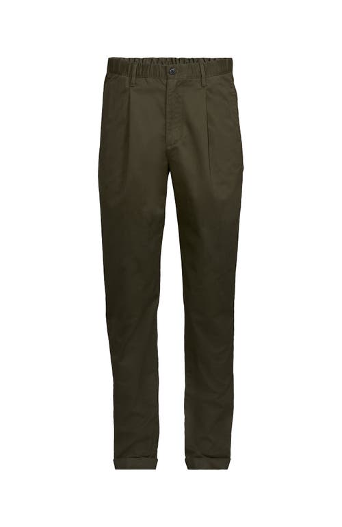 LANDS' END LANDS' END TAPERED FIT TRAVEL KIT CHINO PANTS