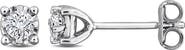 Julianna B. Lab-Grown Diamond Stud Earrings Silver