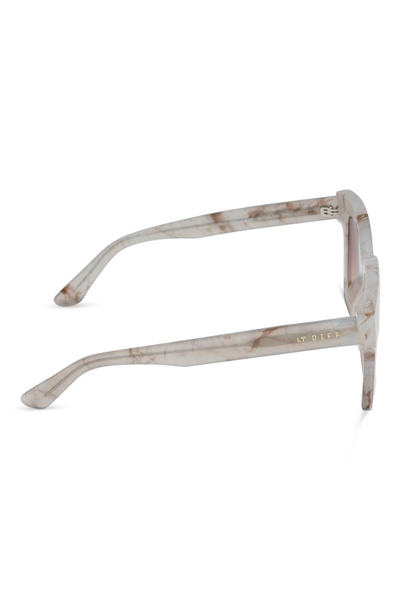 56mm Makay Square Sunglasses, Alternate, color, LATTE TORTOISE BROWN GRADIENT