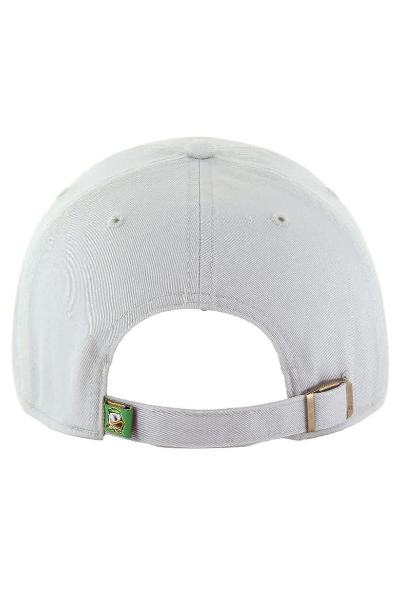 '47 Men's '47 Gray Oregon Ducks Clean Up Adjustable Hat, Alternate, color, Gray