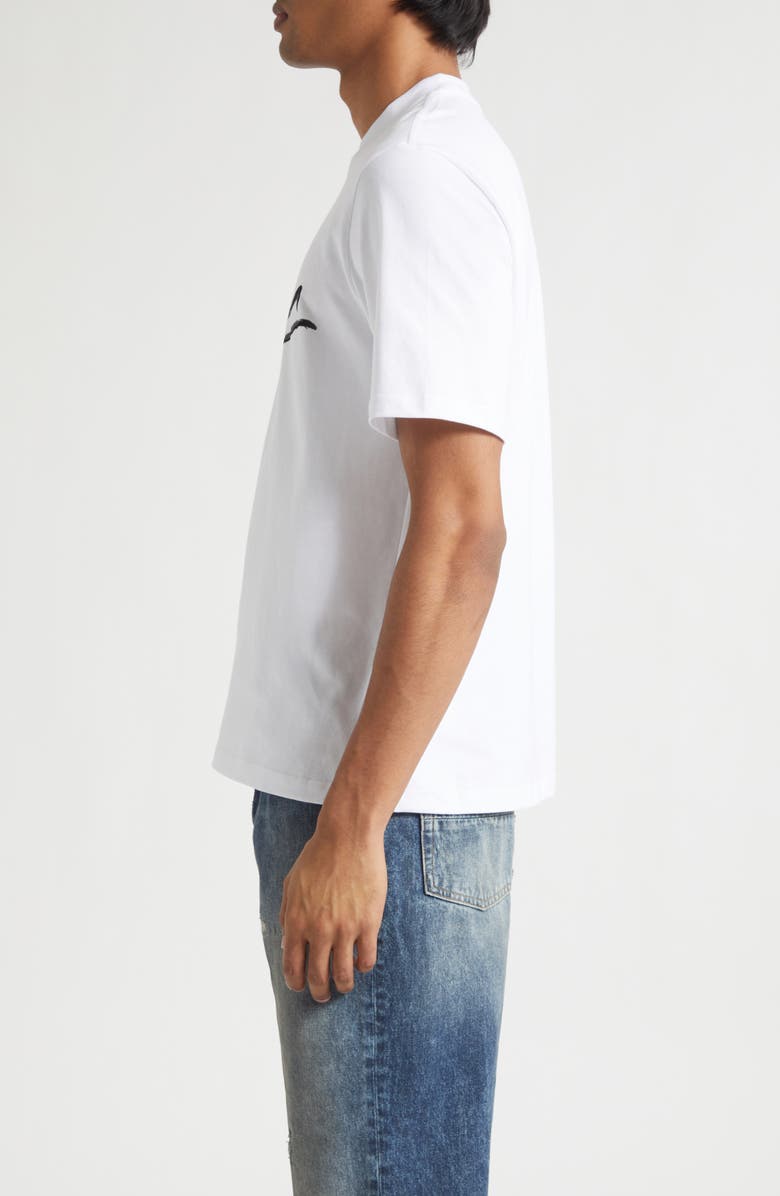 AMIRI Script Logo Graphic T-Shirt, Alternate, color, White