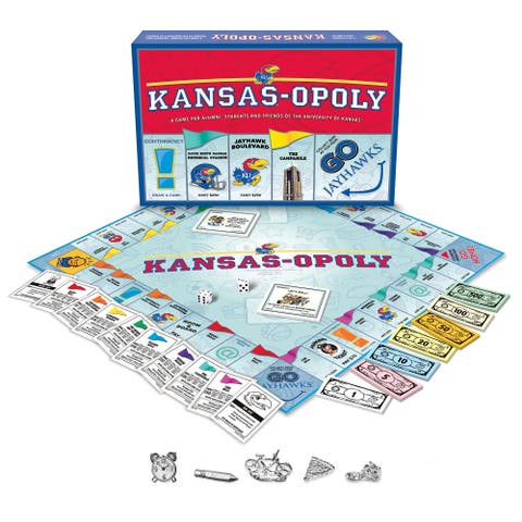 University Of Kansas Kansasopoly Monopoly Board Game
