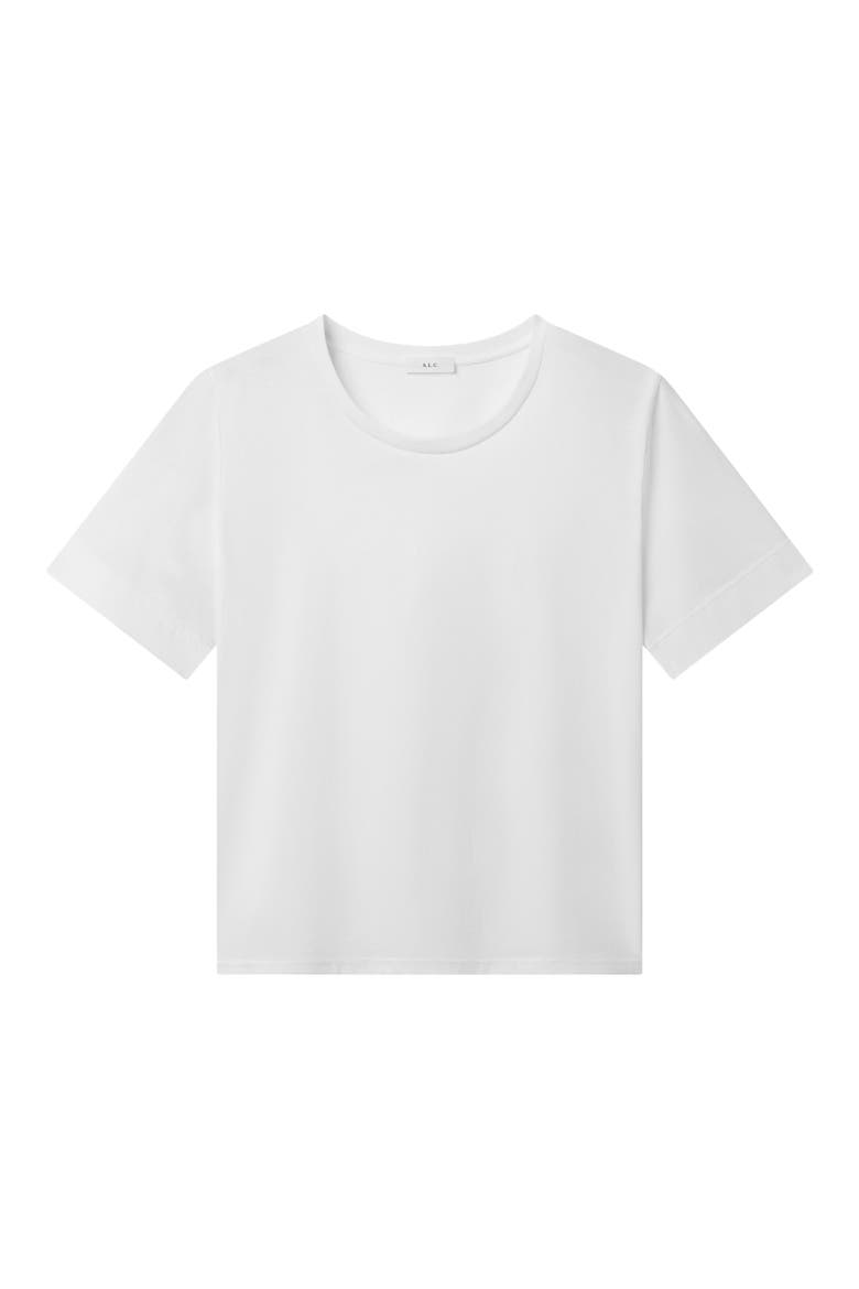 Kari Cotton T-Shirt, Alternate, color, WHITE