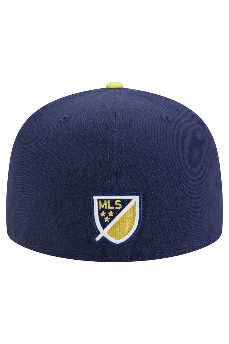 Men's New Era  Navy Nashville SC 2025 Kickoff 59FIFTY Fitted Hat, Alternate, color, Navy