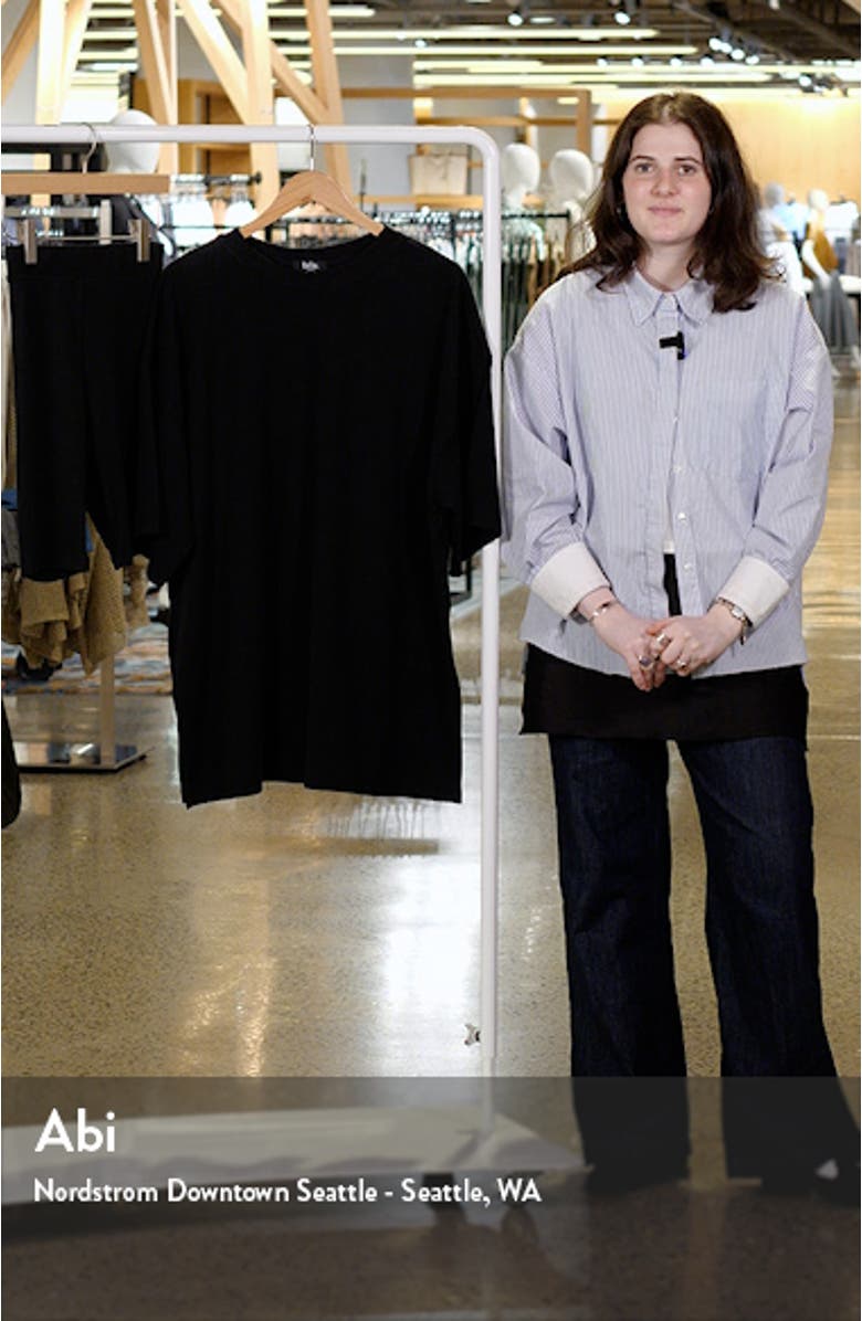 Malone Rib Oversize T-Shirt & Shorts, sales video thumbnail