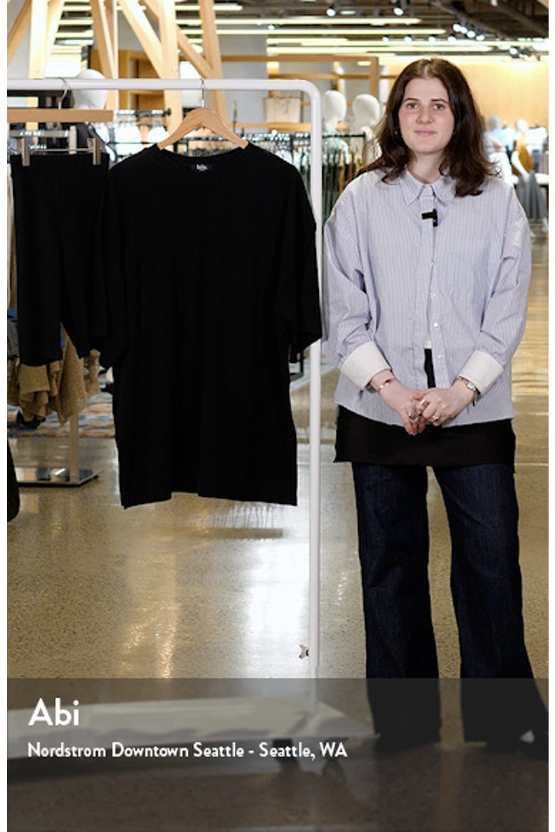 Malone Rib Oversize T-Shirt & Shorts video